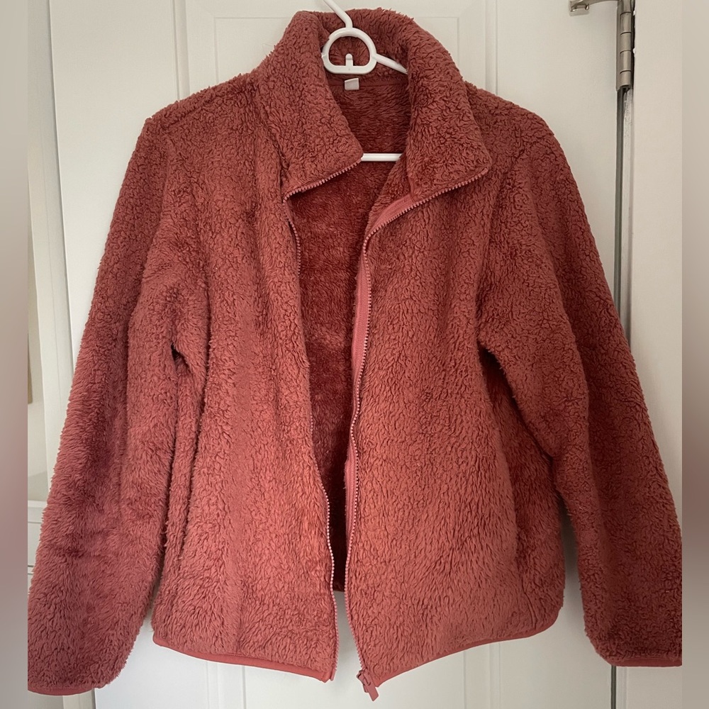 Beautiful uniqlo fleece rose / pink LIKE NEW